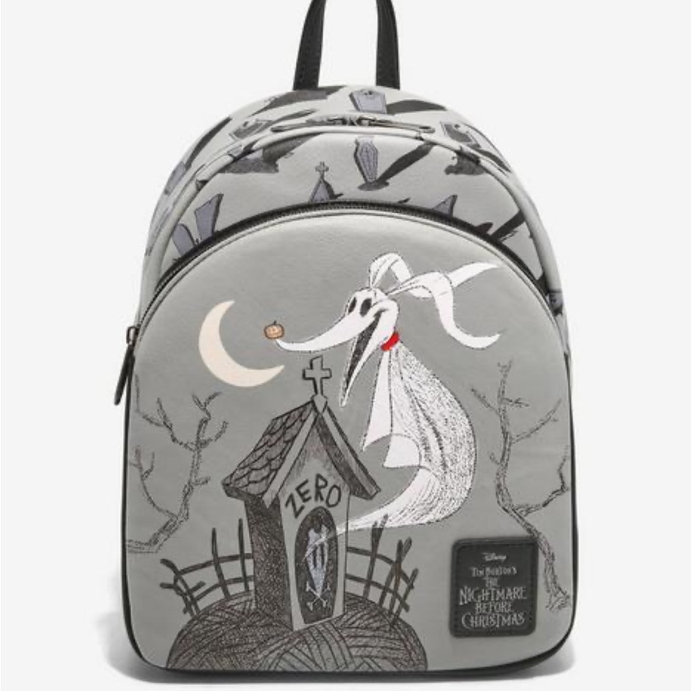 Loungefly Nightmare Before Christmas Zero Backpack like new excellent condition